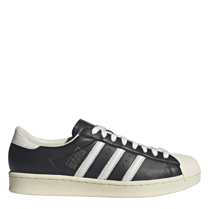 Adidas Originals Men's Black Superstar Vintage Shoes in Size 8.5, Sports Direct