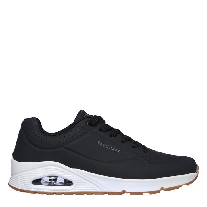 Skechers Men's Black Uno Stand On Air Trainers in Size 12, Sports Direct