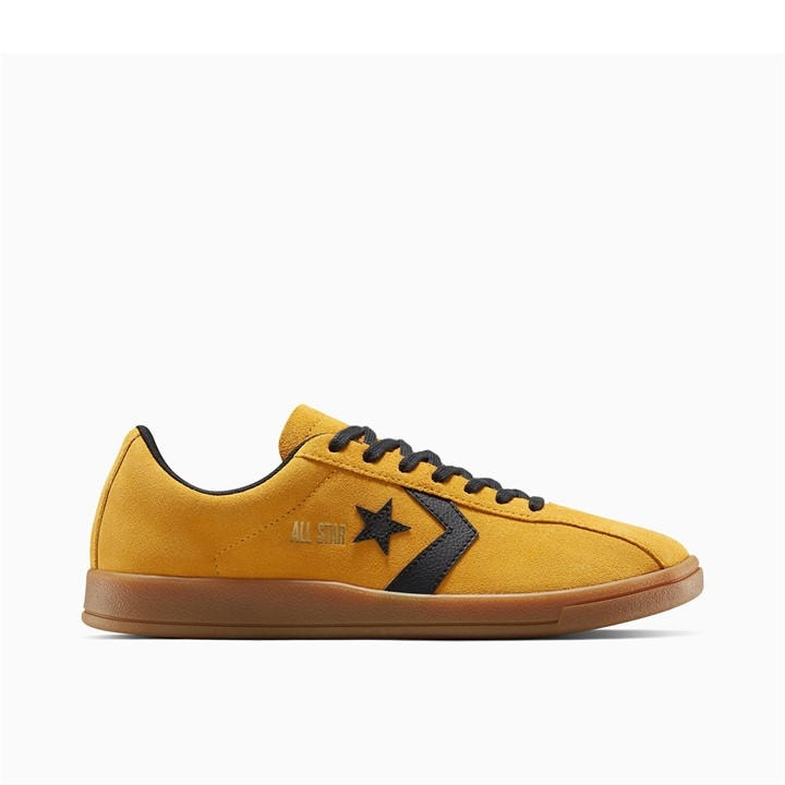Converse  Yellow Classic Trainer Suede Trainers in Size 9, Sports Direct