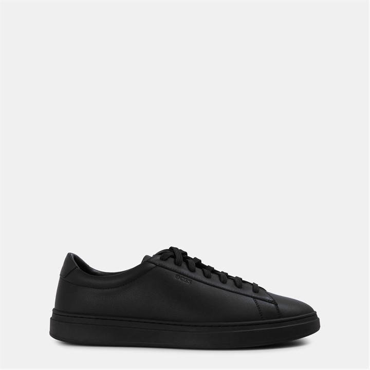 Boss Men's Black Kieran Tennis Low Everyday Trainers With Contemporary Styling in Size 10, Sports Direct