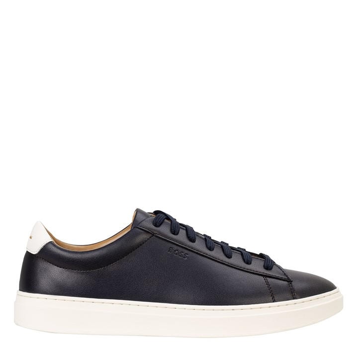 Boss Men's Blue Kieran Tennis Low Everyday Trainers With Contemporary Styling in Size 7, Sports Direct