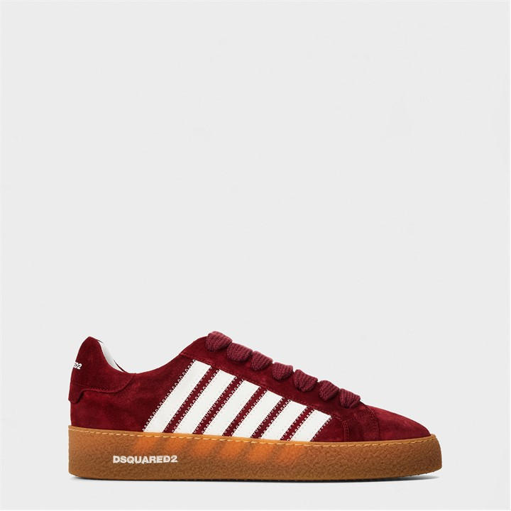 Dsquared2 Men's Red Low-Top Trainers in Size 9, Sports Direct