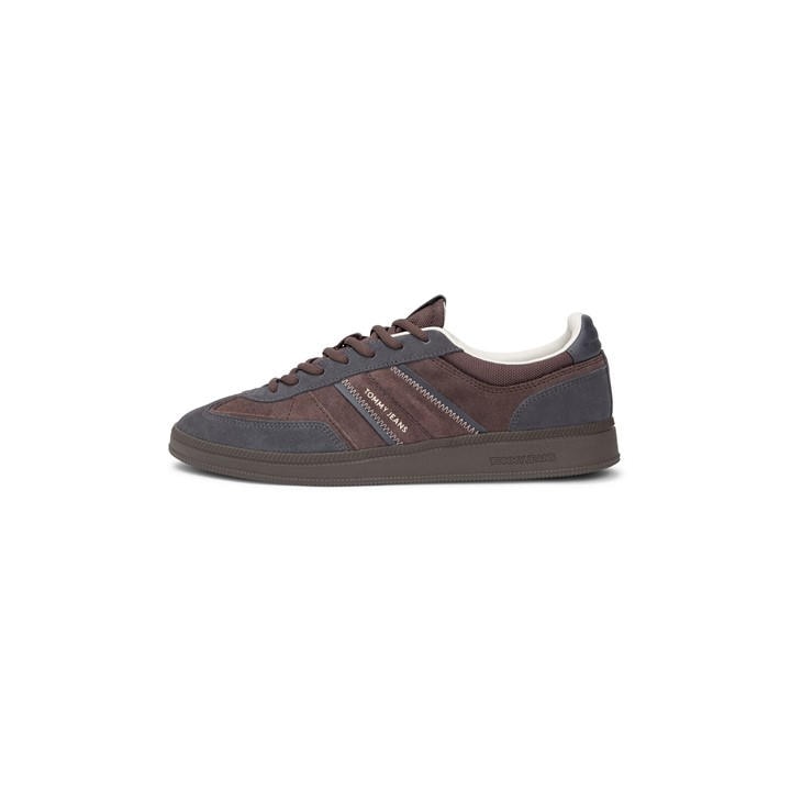 Tommy Jeans Men's Black Greenwich Edge Low-Top Trainers in Size 10, Sports Direct