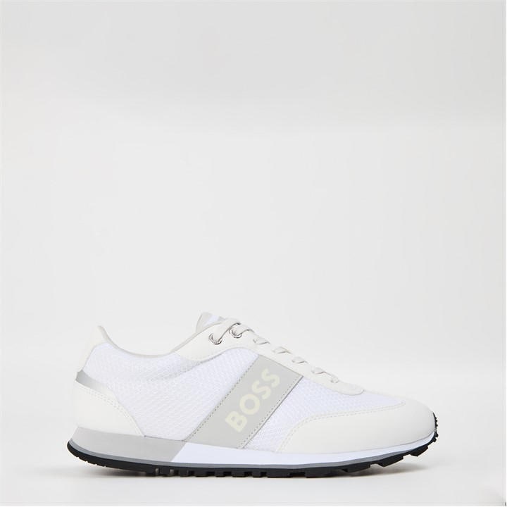 Boss Men's White Parkour Low Trainers in Size 7, Sports Direct