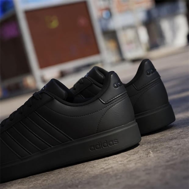Black/Black - adidas - adidas Grand Court 2.0