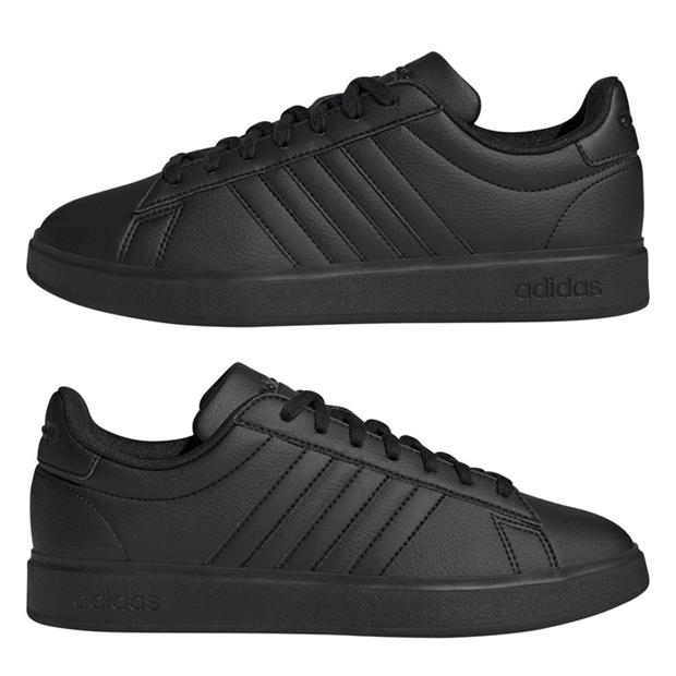Black/Black - adidas - adidas Grand Court 2.0