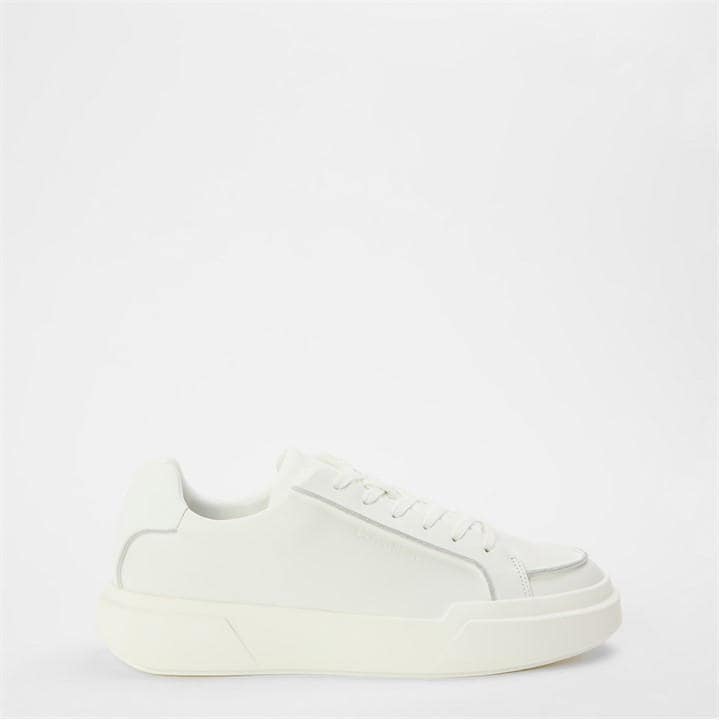 Calvin Klein Men's White Chunky Low-Top Trainers in Size 11, Sports Direct