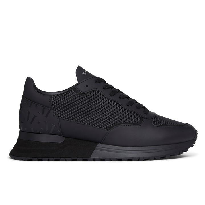 Mallet Men's Black Popham Low-Top Trainers in Size 11, Sports Direct