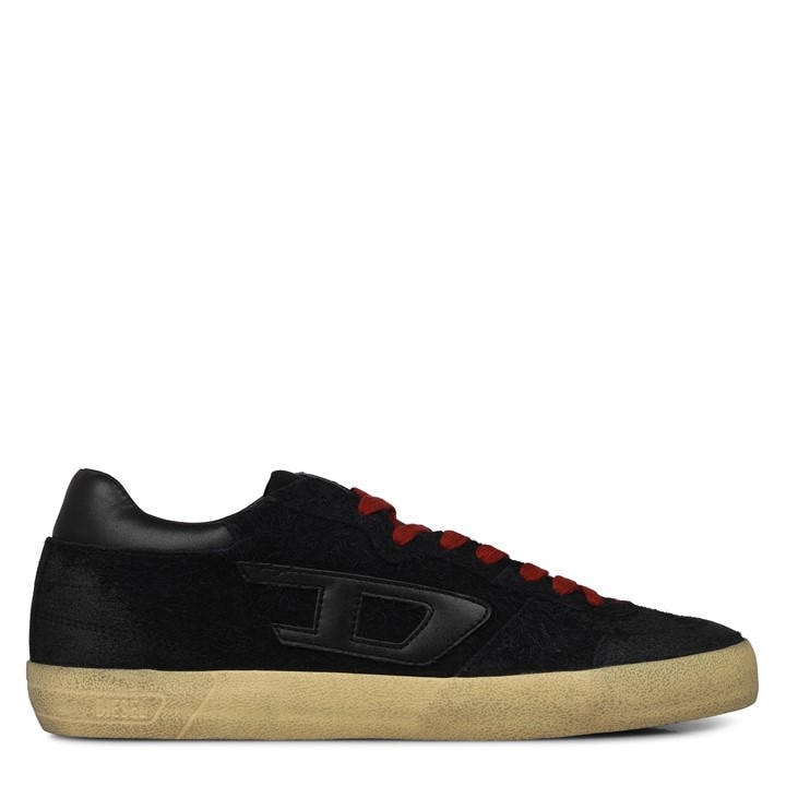 Diesel Men's Black S-Leroji Low-Top Trainers in Size 6, Sports Direct