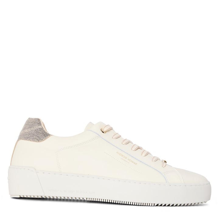 Android Homme Men's Beige Zuma Low-Top Trainers in Size 10, Sports Direct