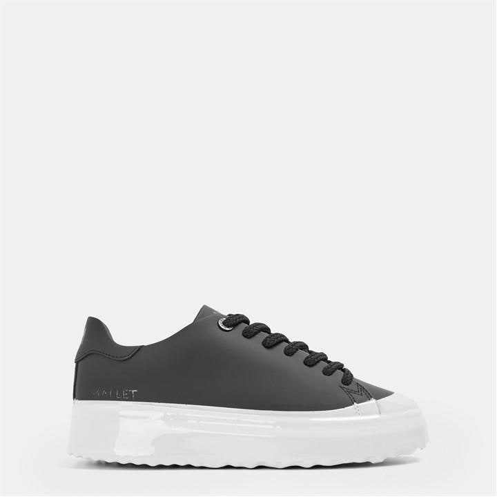 Mallet Men's Black Grftr Lite Low-Top Trainers in Size 8, Sports Direct