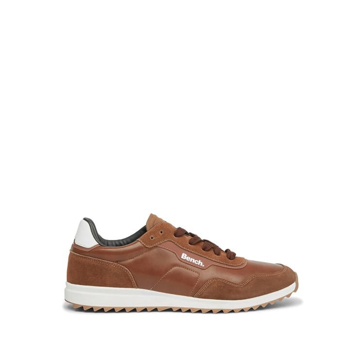 Bench Men's Brown Brooke Low-Top Trainers in Size 11, Sports Direct