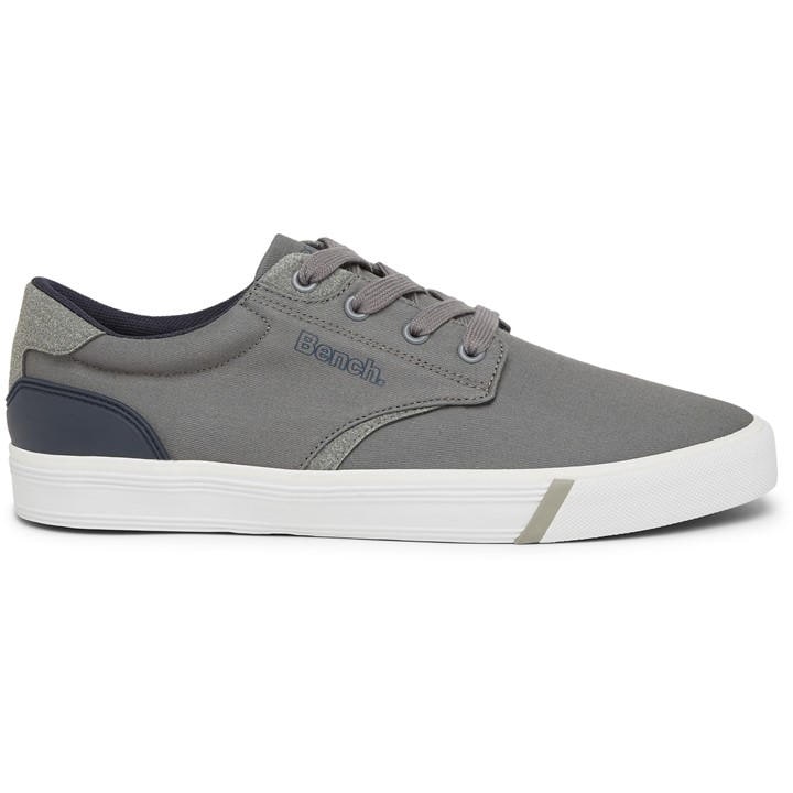 Bench Men's Grey Briscoe Low-Top Trainers in Size 10, Sports Direct
