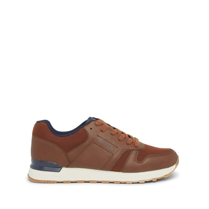 Bench Men's Brown Valence Low-Top Trainers in Size 9, Sports Direct