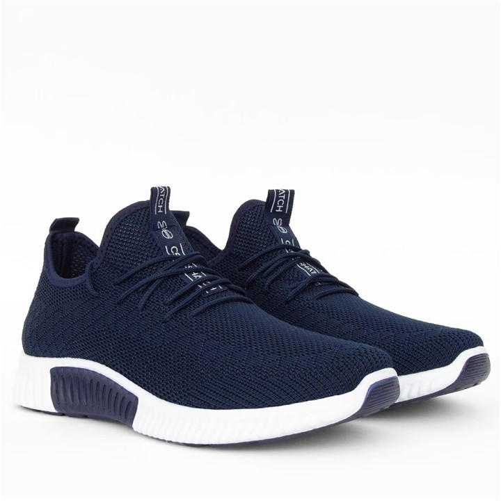Crosshatch Men's Blue Ch Rideout Trainer in Size 10, Sports Direct