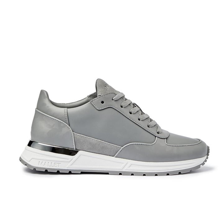 Mallet Men's Grey Popham Camo Trainers in Size 7, Sports Direct