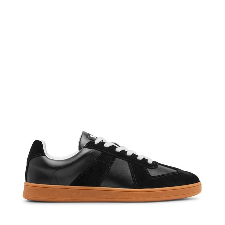 Steve Madden Men's Black Low-Top Trainers in Size 10, Sports Direct