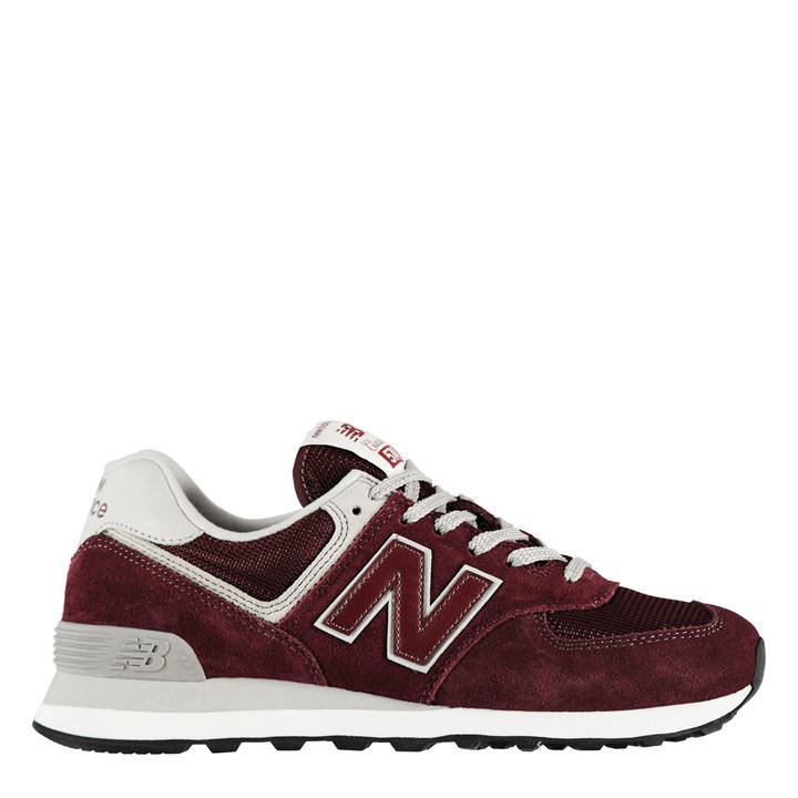 New Balance Men's Red Nb 574 in Size 8, Sports Direct