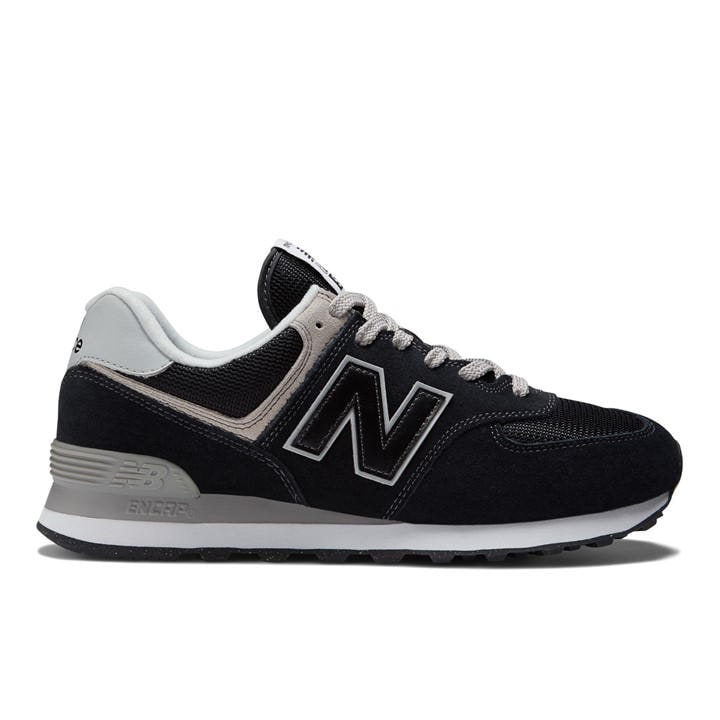New Balance Men's Black Nb 574 in Size 9.5, Sports Direct