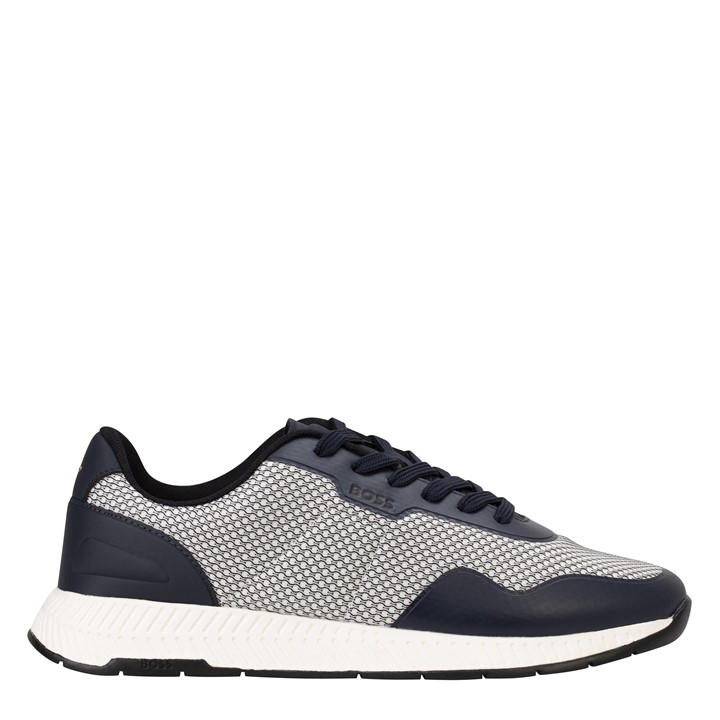 Boss Men's Blue Titanium Runners in Size 10, Sports Direct
