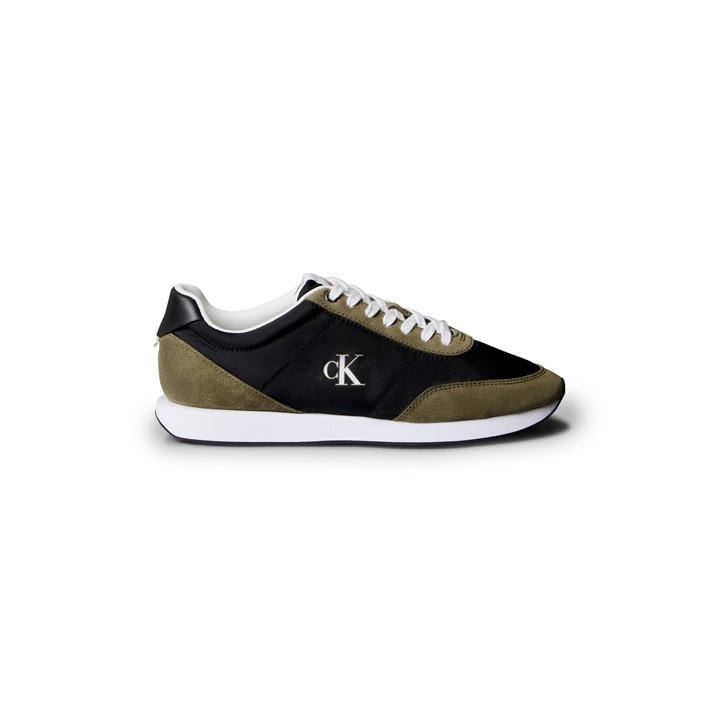 Calvin Klein Men's Black Ck Retro Runners in Size 8, Sports Direct