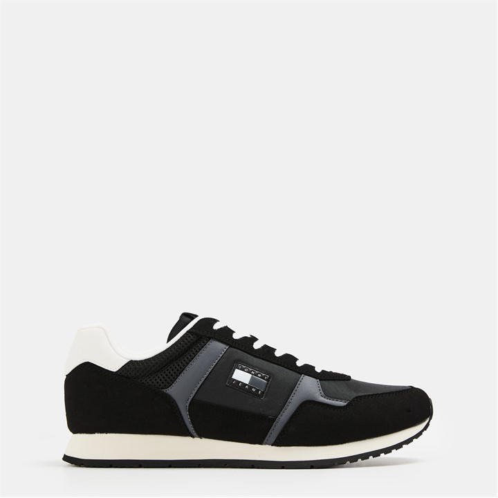 Tommy Jeans Men's Black Casual Runners in Size 8, Sports Direct