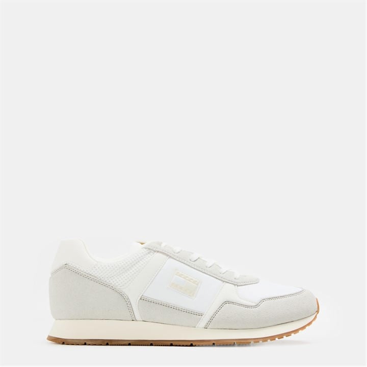Tommy Jeans Men's Beige Casual Runners in Size 8, Sports Direct
