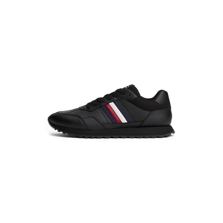 Tommy Hilfiger Men's Black Eva Runners in Size 10, Sports Direct
