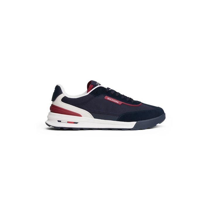 Tommy Hilfiger Men's Blue Retro Runner Cushioned Runners in Size 7, Sports Direct