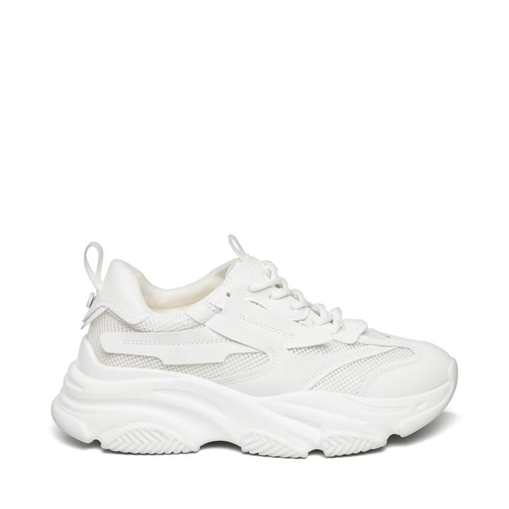 Steve Madden Men's White Possess Trainers in Size 7, Sports Direct
