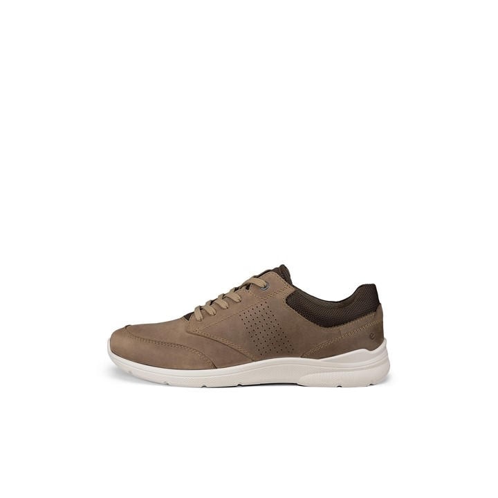 Ecco Men's Brown Low-Top Trainers in Size 8.5, Sports Direct