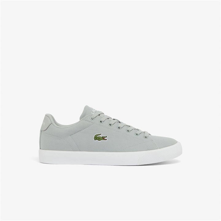Lacoste Men's Grey Low-Top Trainers in Size 9, Sports Direct