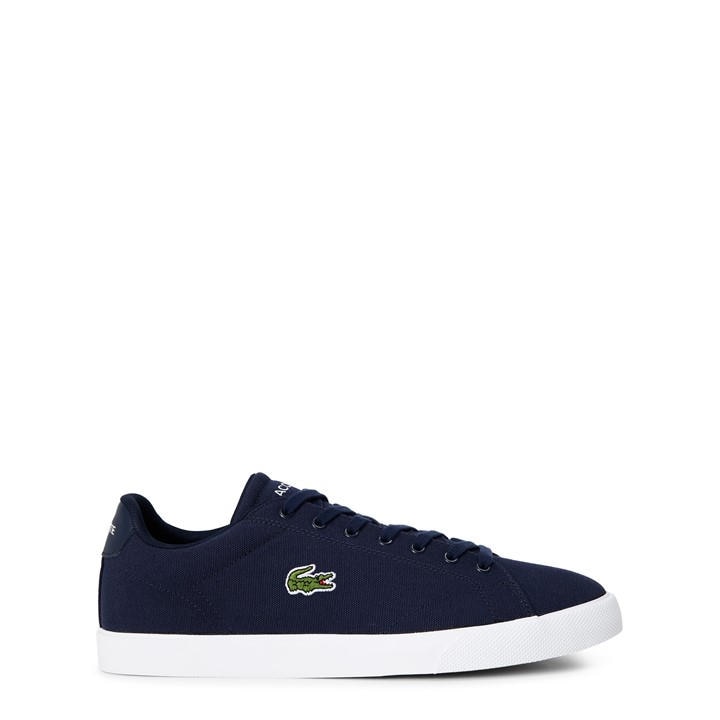 Lacoste Men's Blue Low-Top Trainers in Size 8, Sports Direct