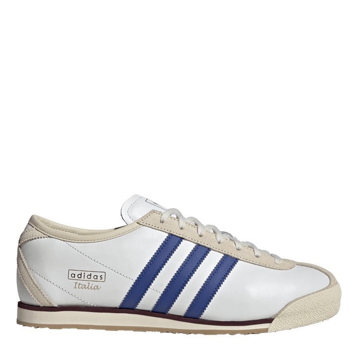 Adidas Originals Men's White Italia Low-Top Trainers in Size 8, Sports Direct