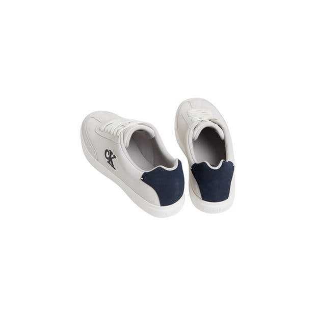 Off Wht/Ck Nvy - CALVIN KLEIN - Men's Low-Top Trainers