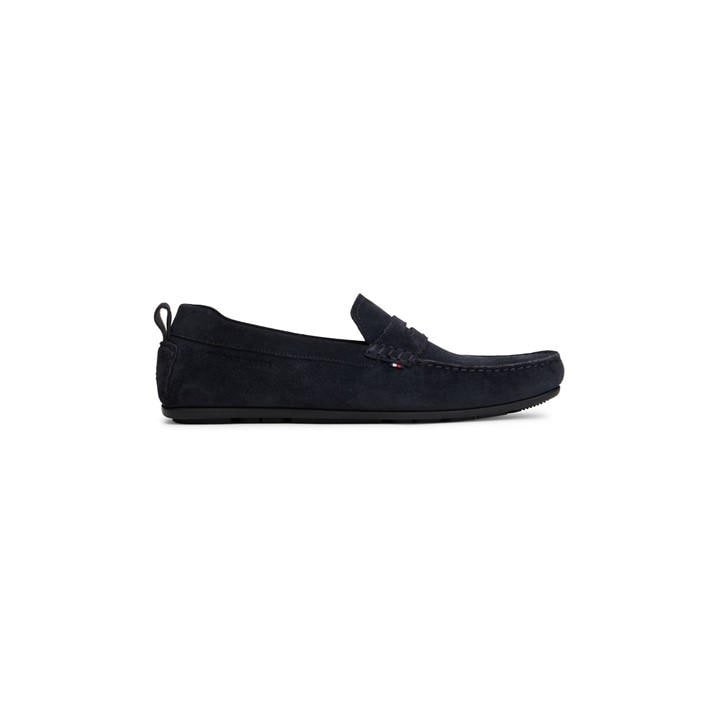 Tommy Hilfiger Men's Blue Low-Top Trainers in Size 7, Sports Direct