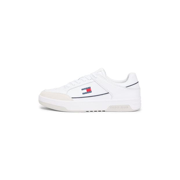White - Tommy Jeans - Men's Low-Top Trainers