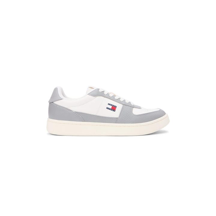Tommy Jeans Men's White Low-Top Trainers in Size 9, Sports Direct