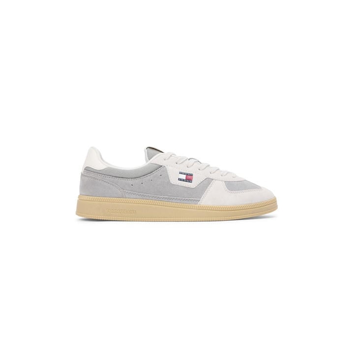 Tommy Jeans Men's Grey Low-Top Trainers in Size 9, Sports Direct