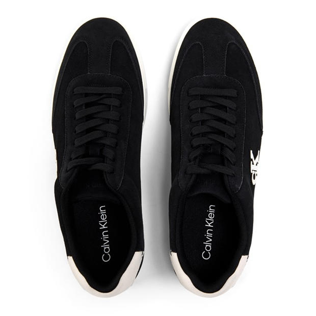 Black/White - CALVIN KLEIN - Men's Low-Top Trainers