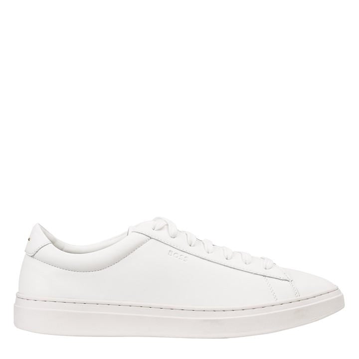 Boss Men's White Kieran Trainers in Size 6, Sports Direct