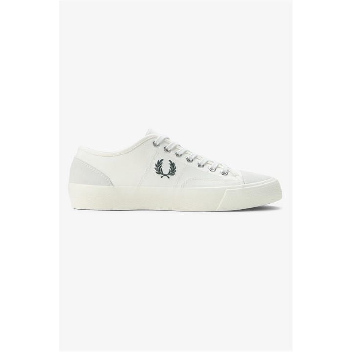 Fred Perry Men's White Low-Top Trainers in Size 9, Sports Direct