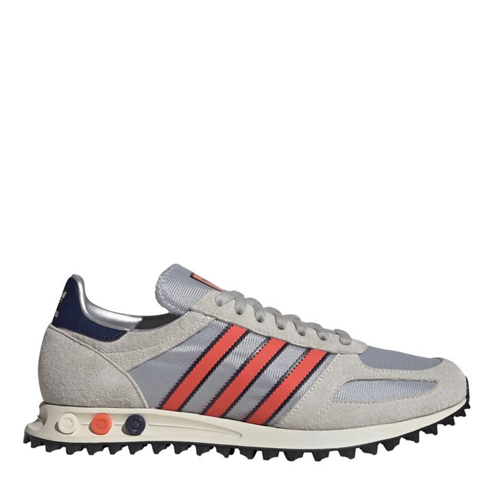 Adidas Originals Men's Silver La Trainer Og Runners in Size 9.5, Sports Direct