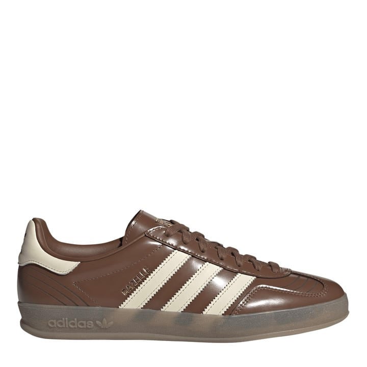 Adidas Originals Men's Brown Gazelle Indoor Low-Top Trainers in Size 8.5, Sports Direct