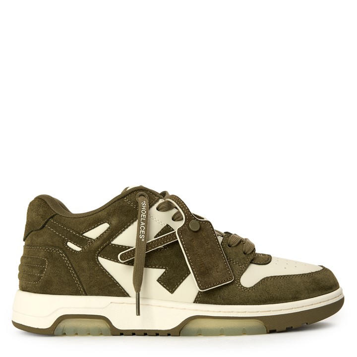 Off White Men's White Off Out Office Low-Top Trainers in Size 8.5, Sports Direct