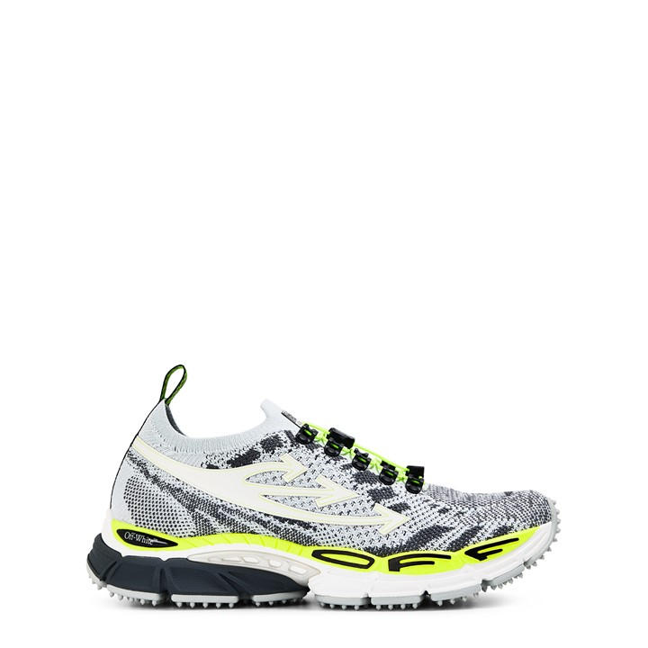 Off White Men's Grey Trainers in Size 7, Sports Direct