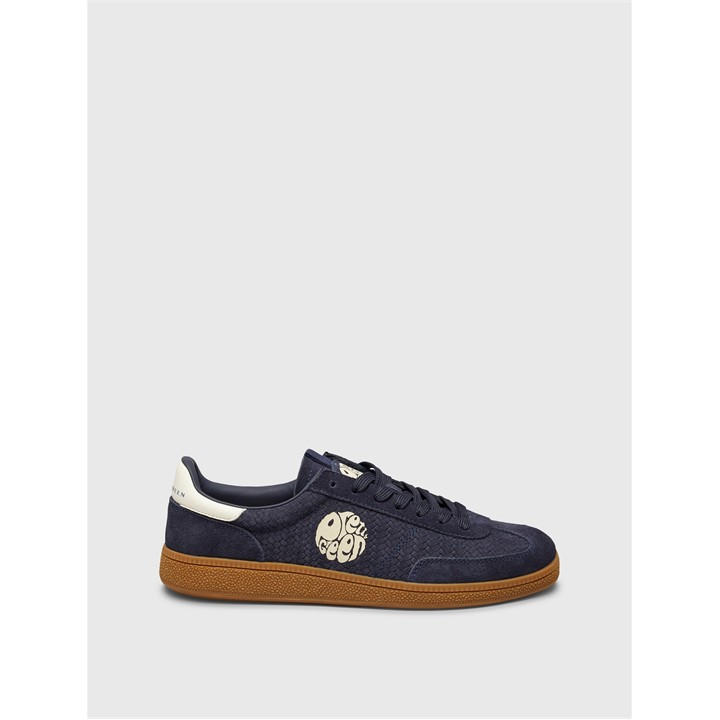 Pretty Green Men's Blue Low-Top Trainers in Size 12, Sports Direct
