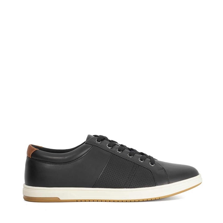 Dune London Men's Black Trez Low-Top Trainers in Size 6, Sports Direct