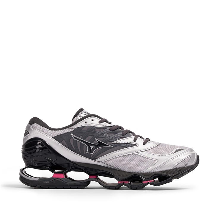 Mizuno Men's Silver Wave Prophecy in Size 9, Sports Direct
