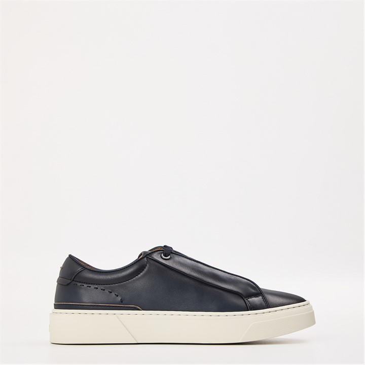 Boss Men's Blue Low-Top Trainers in Size 12, Sports Direct